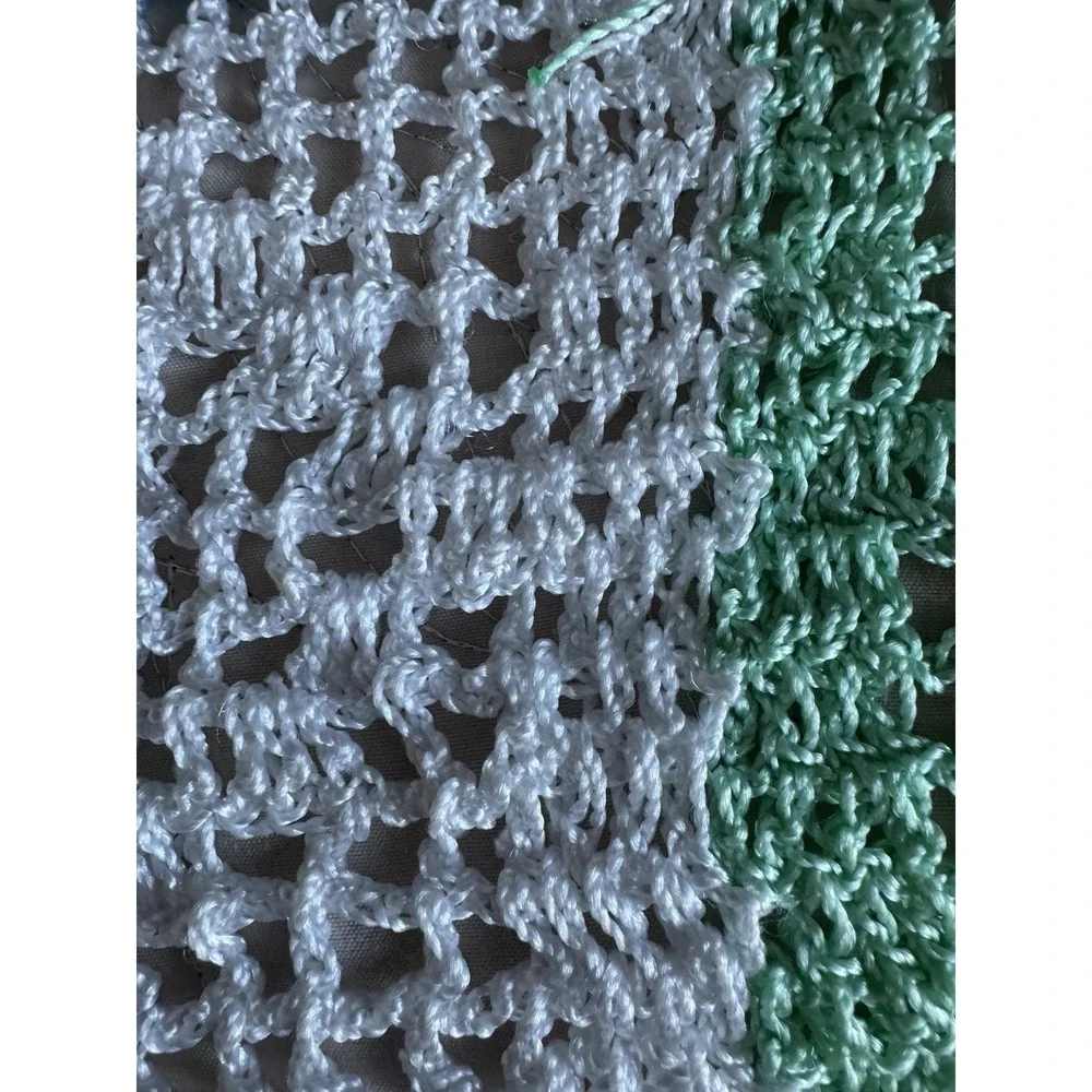 Dainty Crocheted Bed Covering 64 By 35